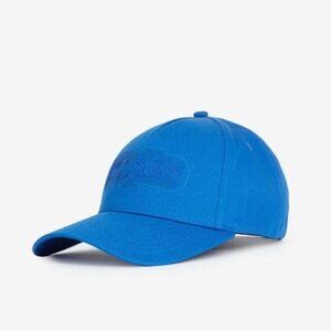 The Kooples Adjustable Blue Logo Baseball Cap